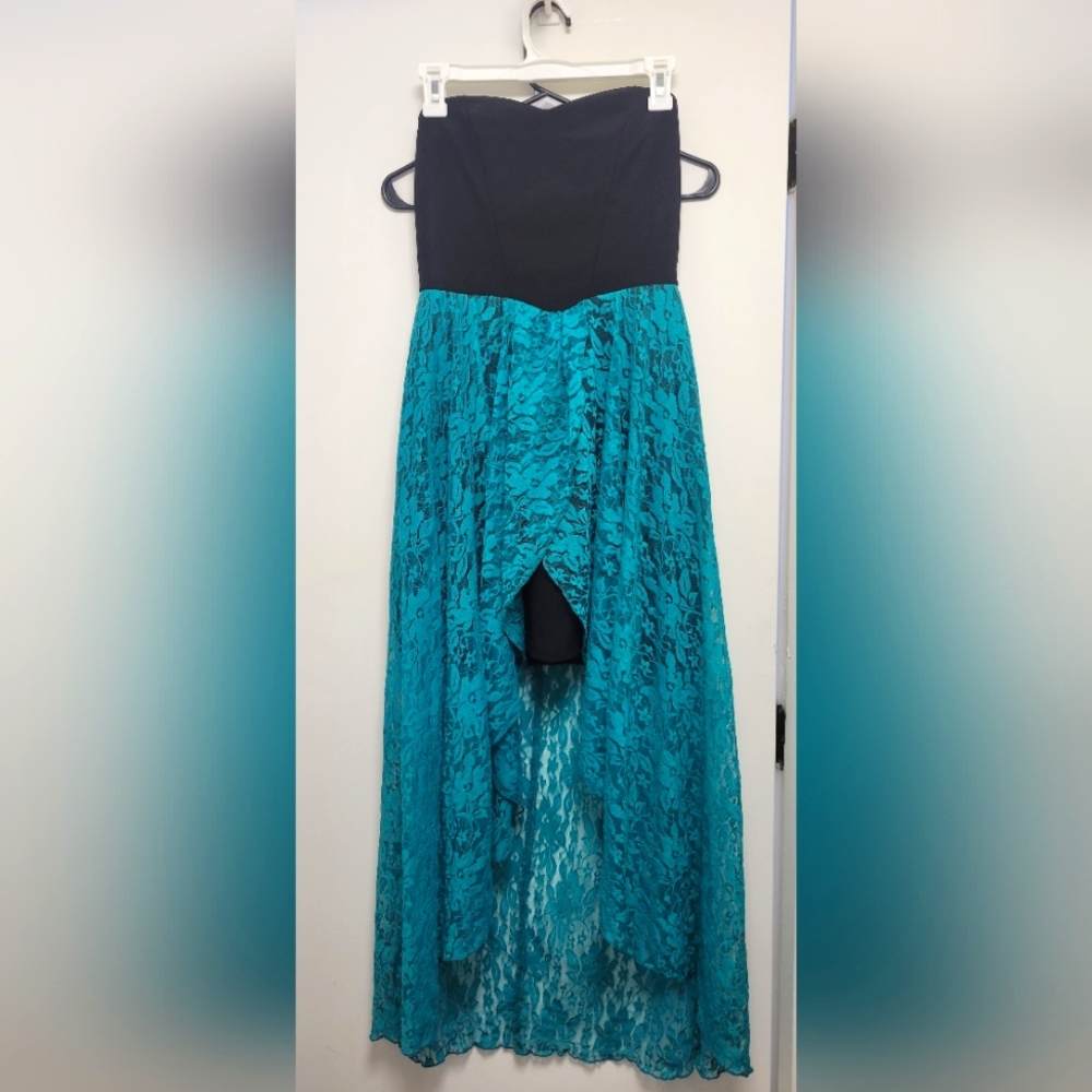 Sapphire Dolls High Low Juniors Strapless Dress Size 7